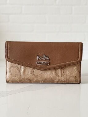 Coach Madison Signature Jacquard wallet